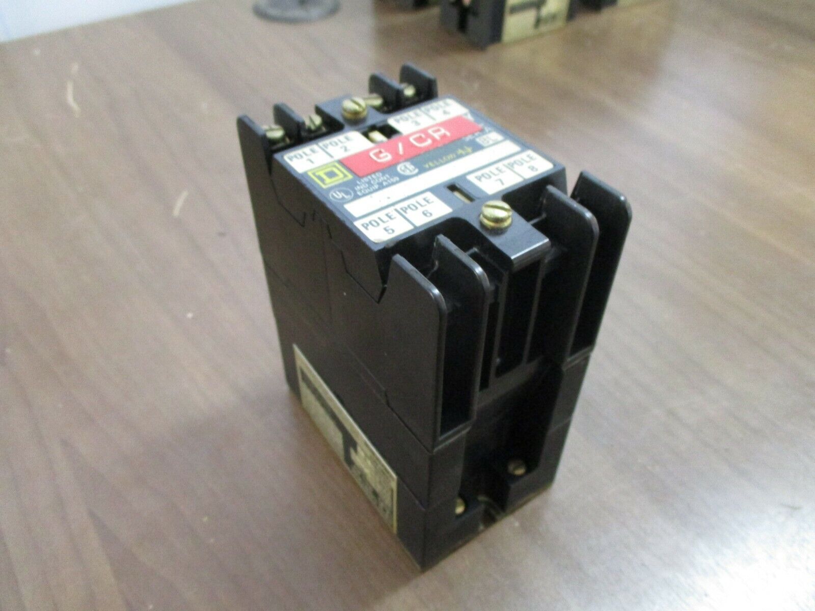 Square D Control Relay 8501 L0-40 A BL Ser. A 8P 10A 600V Used
