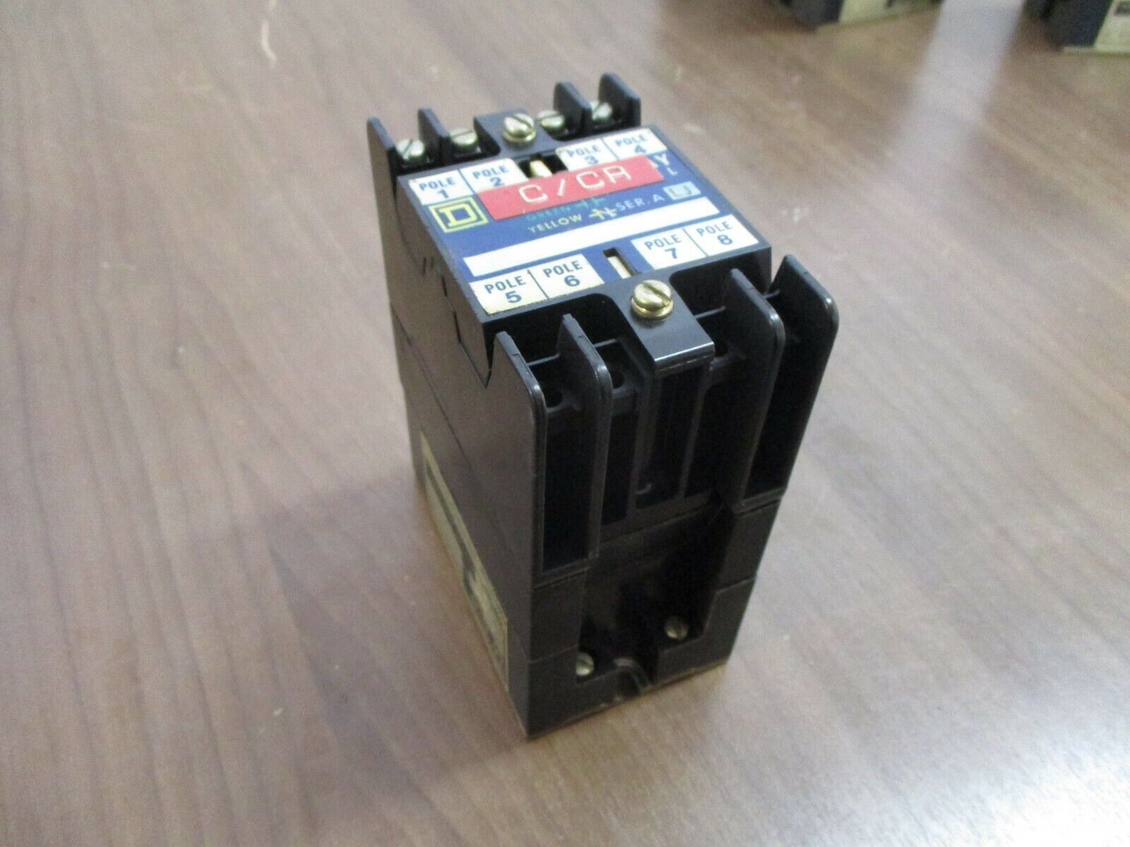 Square D Control Relay 8501 L0-40 A LJ Ser. A 8P 10A 600V Used