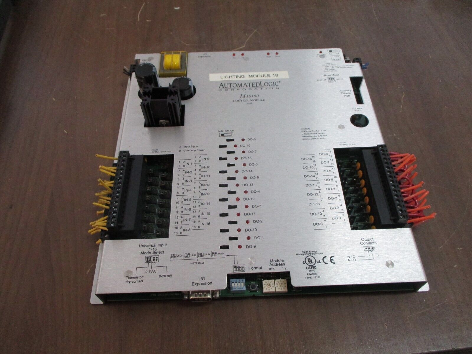 Automated Logic Control Module M16160 2MB Used
