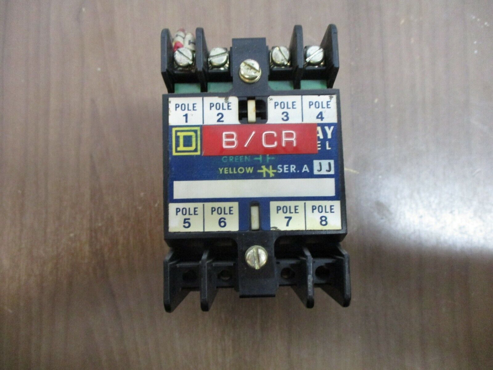 Square D Control Relay 8501 L0-40 A JJ Ser. A 8P 10A 600V Used