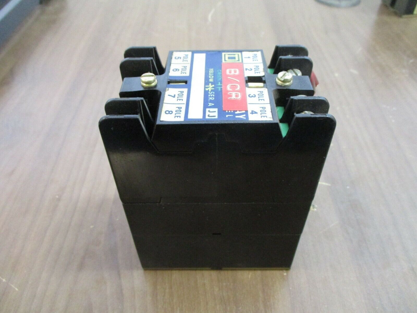Square D Control Relay 8501 L0-40 A JJ Ser. A 8P 10A 600V Used