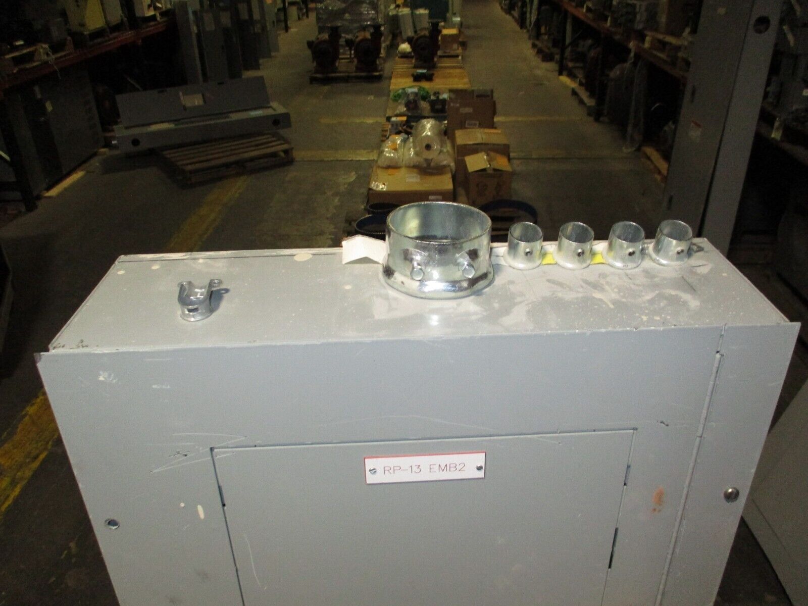 GE Main Lug Breaker Panel AQF3422MTX 225A Max 208/120V 3Ph 4W Used