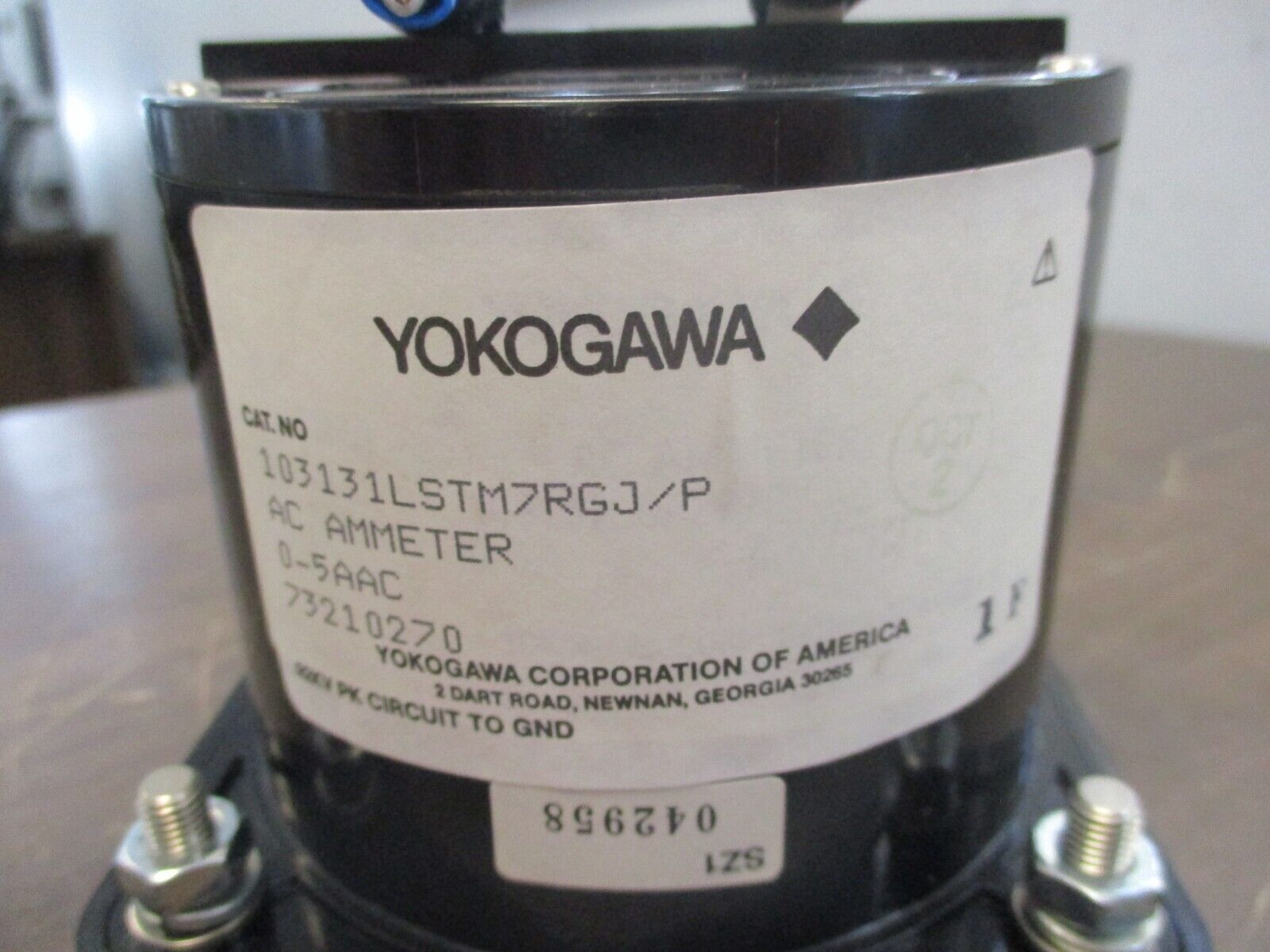 Siemens/Yokogawa AC Ammeter 103131LSTM7RGJ/P Range: 0-2000A Used