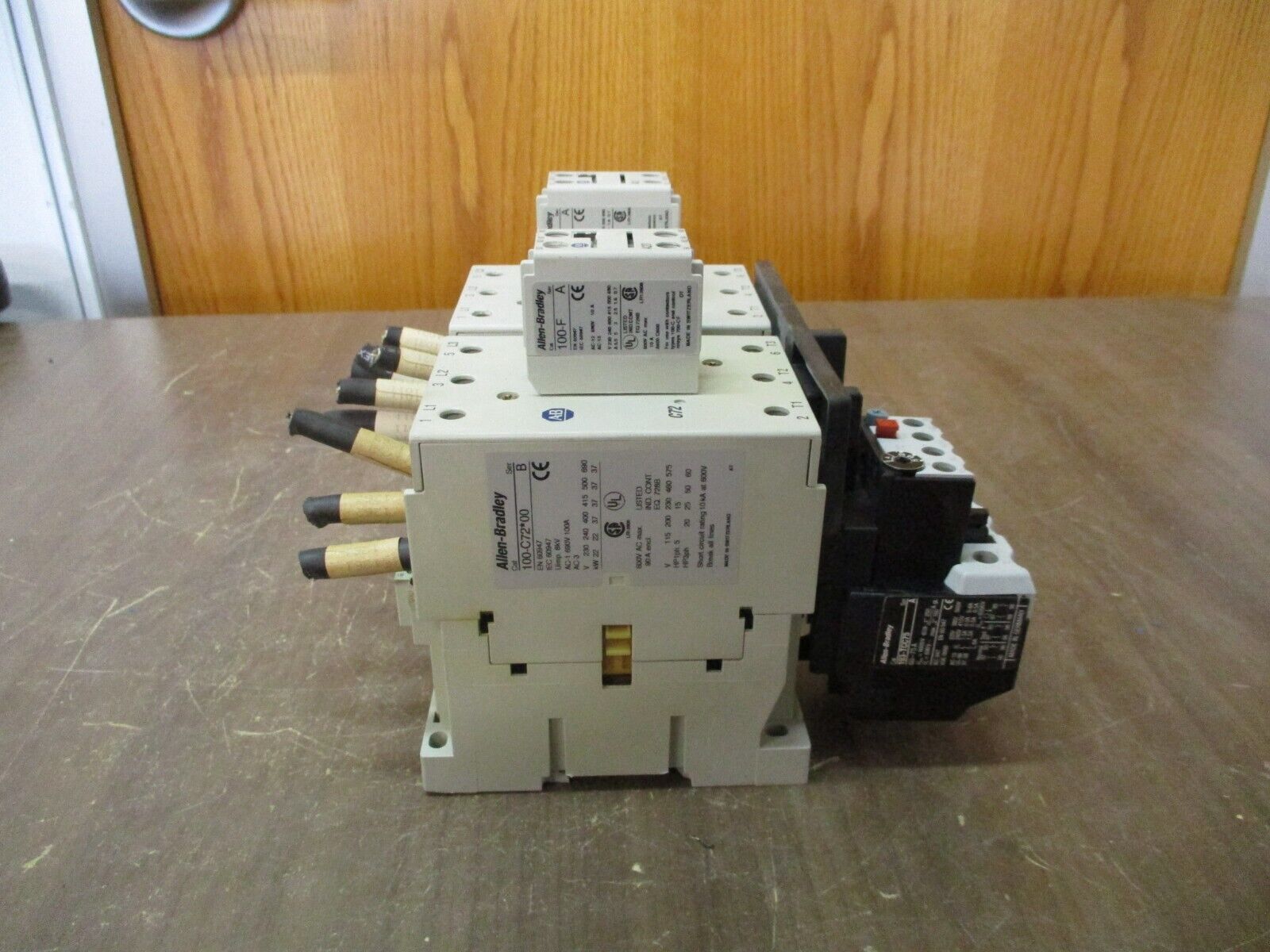 Allen-Bradley Reversing Starter 100-C72*00 / 193-TCC75 120V Coil Trip: 60-75A