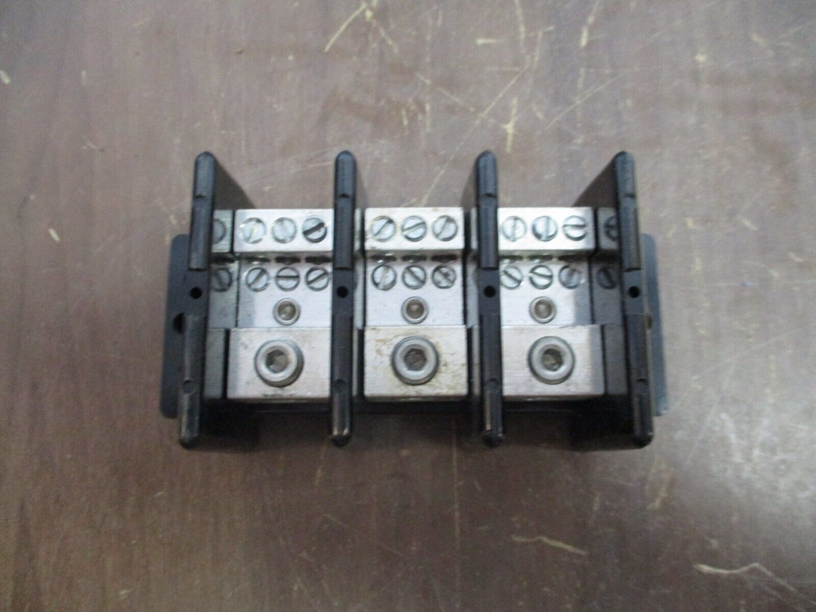 Buss Power Distribution Block 16021-3 175A 600V 3P Line: 2/0-14 Used