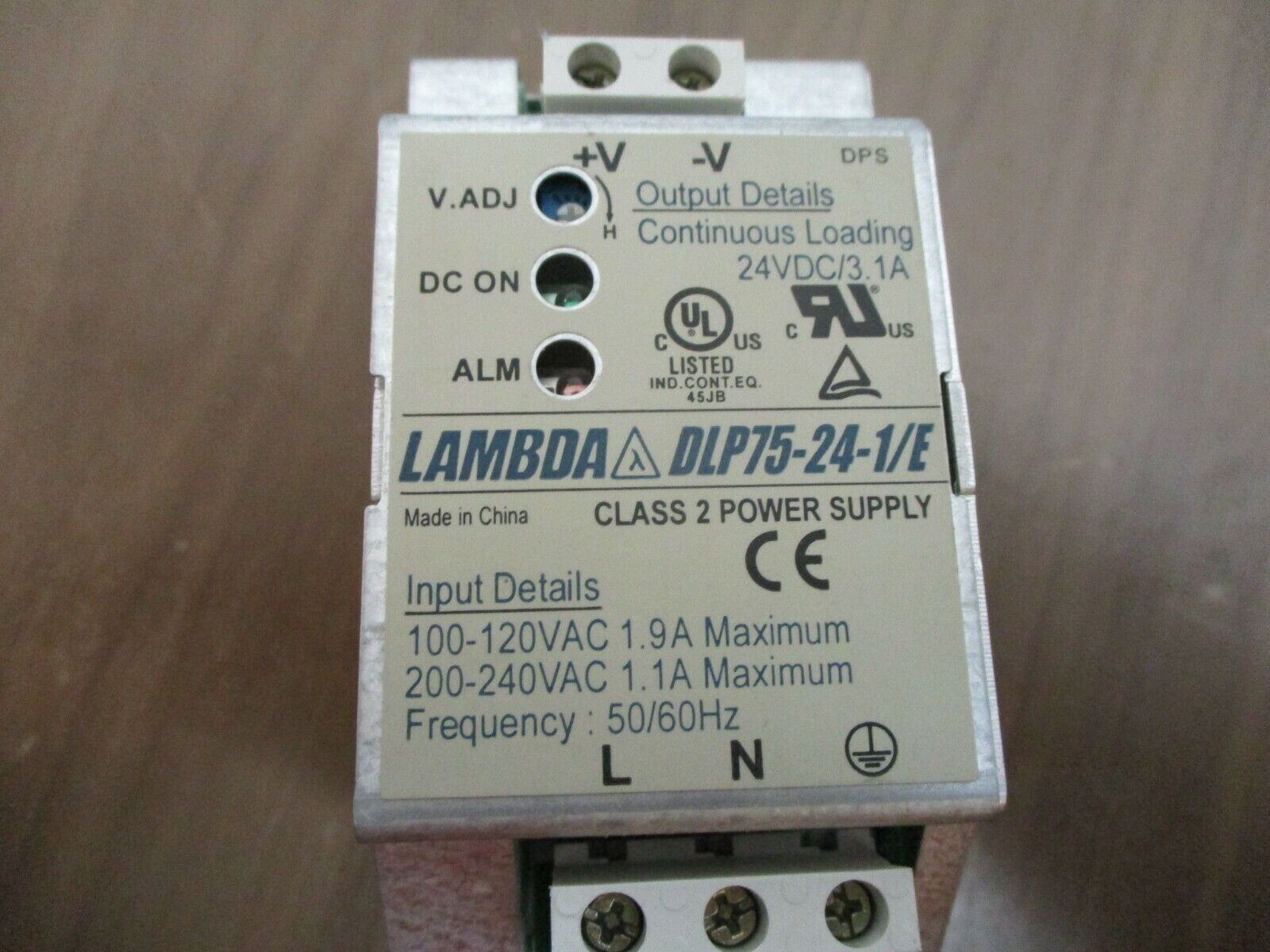 Lambda Power Supply DLP75-24-1/E Input Output Used