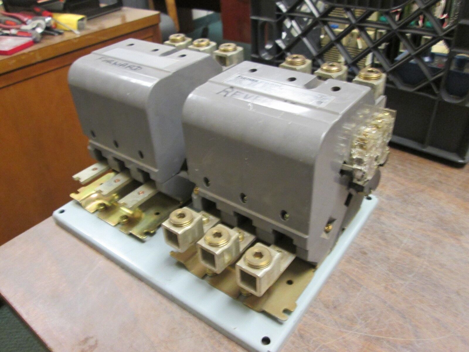 Furas Reversing Contactor 43JG32A* 120V Coil 135A 600V Used