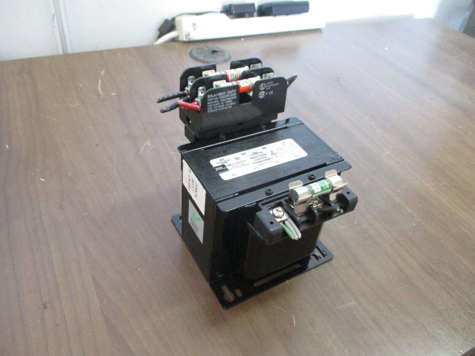 Hevi-Duty Control Transformer E250 0.250kVA Pri: 240/480V Sec: 120V Used