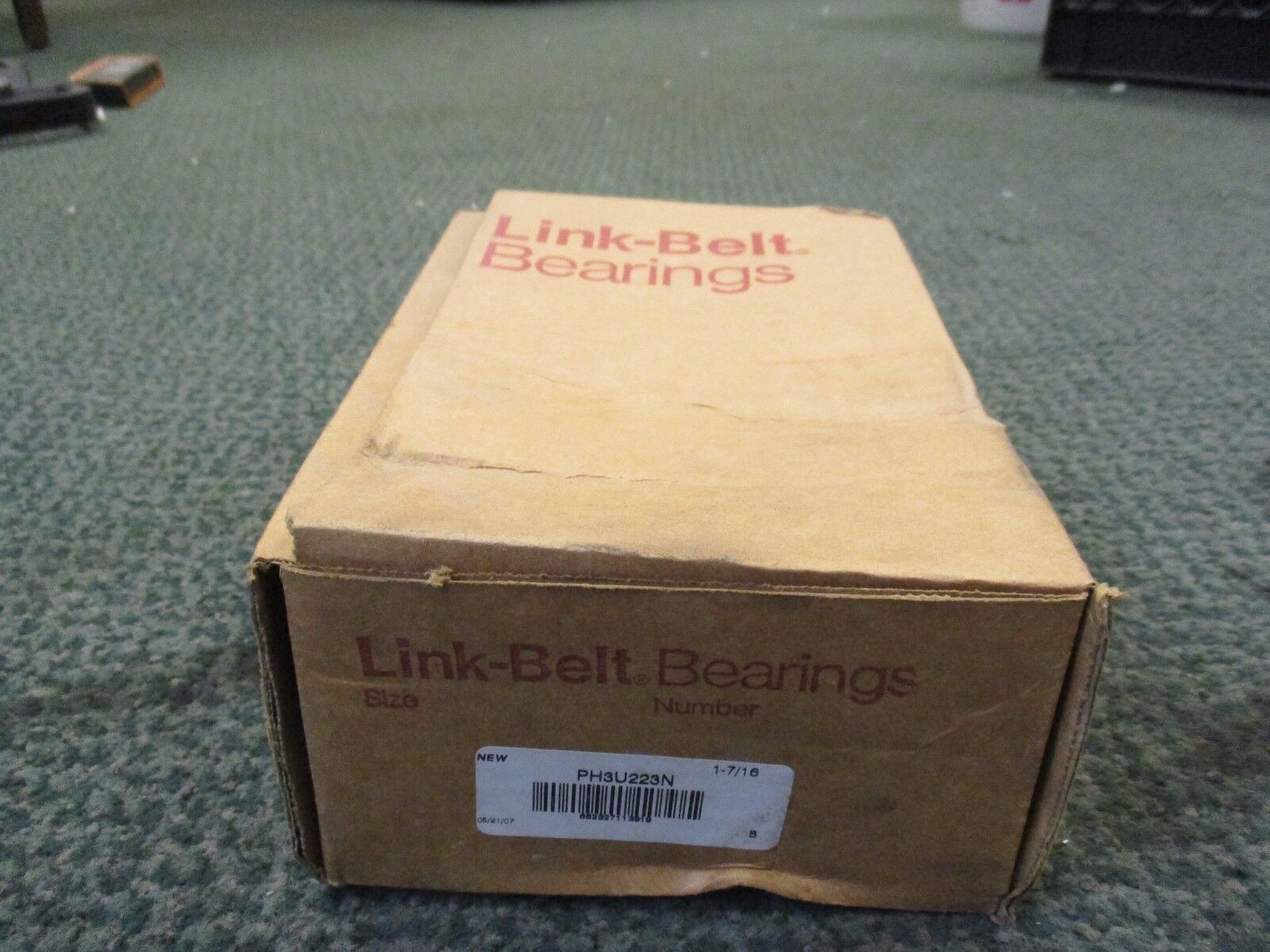 Link-Belt Pillow Block Ball Bearing PH3U223N Size: 1 7/16" New Surplus