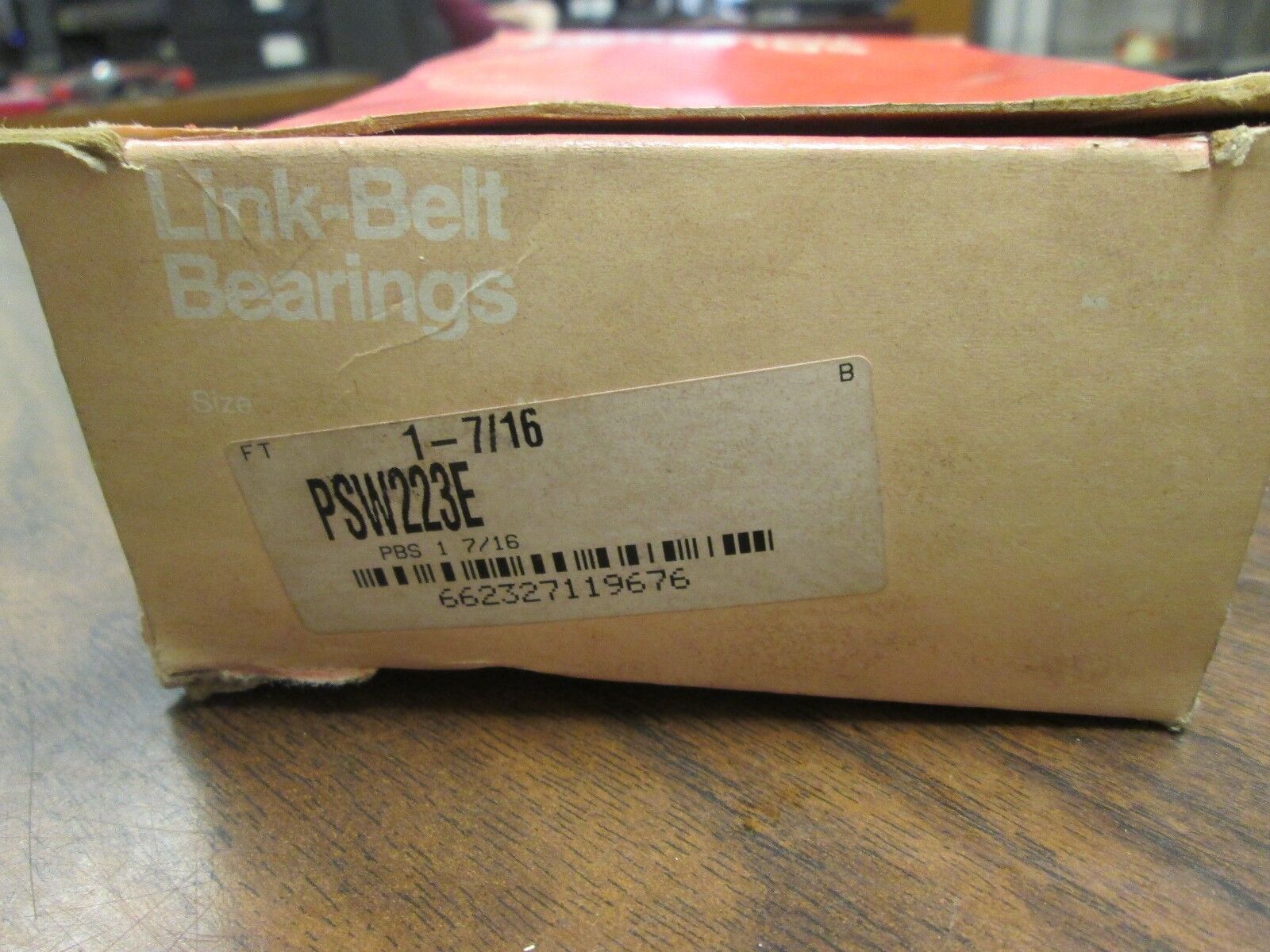Link-Belt Pillow Block Bearing PSW223E 1-7/16" New Surplus