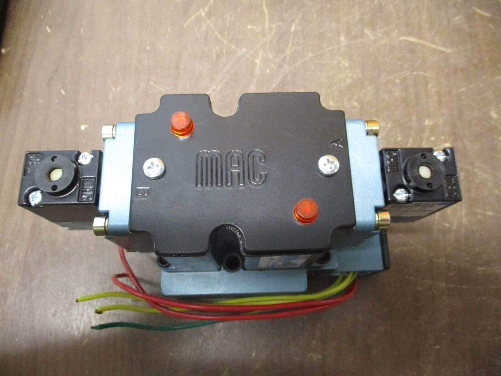 MAC Solenoid Valve 6523B-000-PP-611DA VAC-150PSI New Surplus