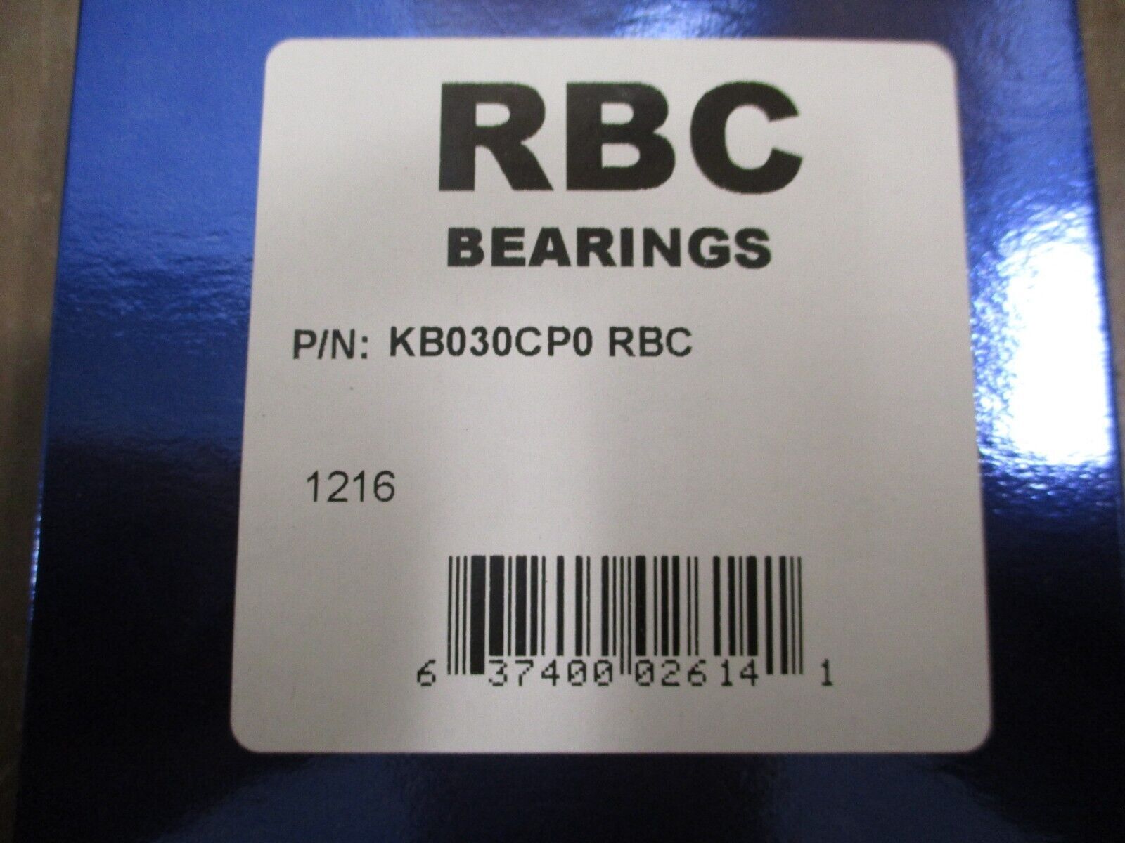 RBC Bearing KB030CP0 RBC New Surplus