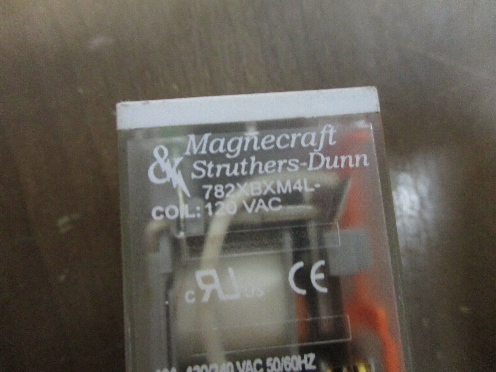 Magnecraft Relay 782XBXM4L 120V Coil w/ Base *Lot of 2* Used