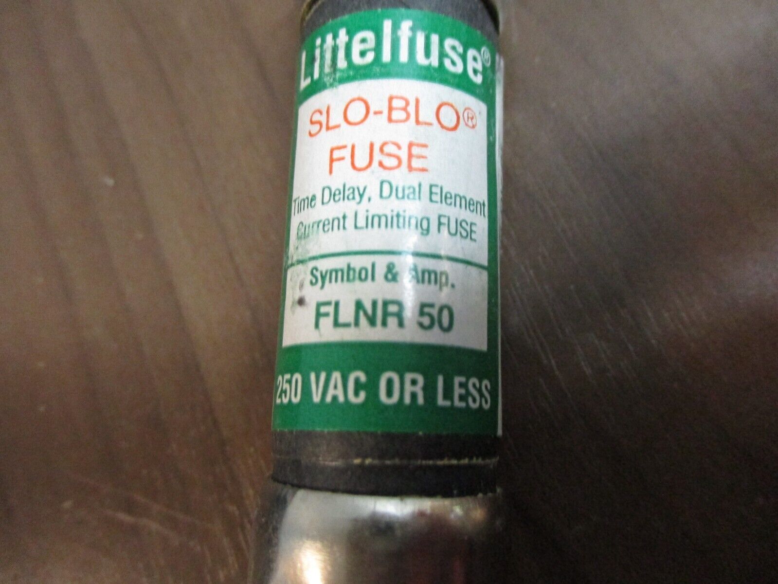 Littelfuse Slo-Blo Fuse FLNR 50 50A 250V *Lot of 4* Used
