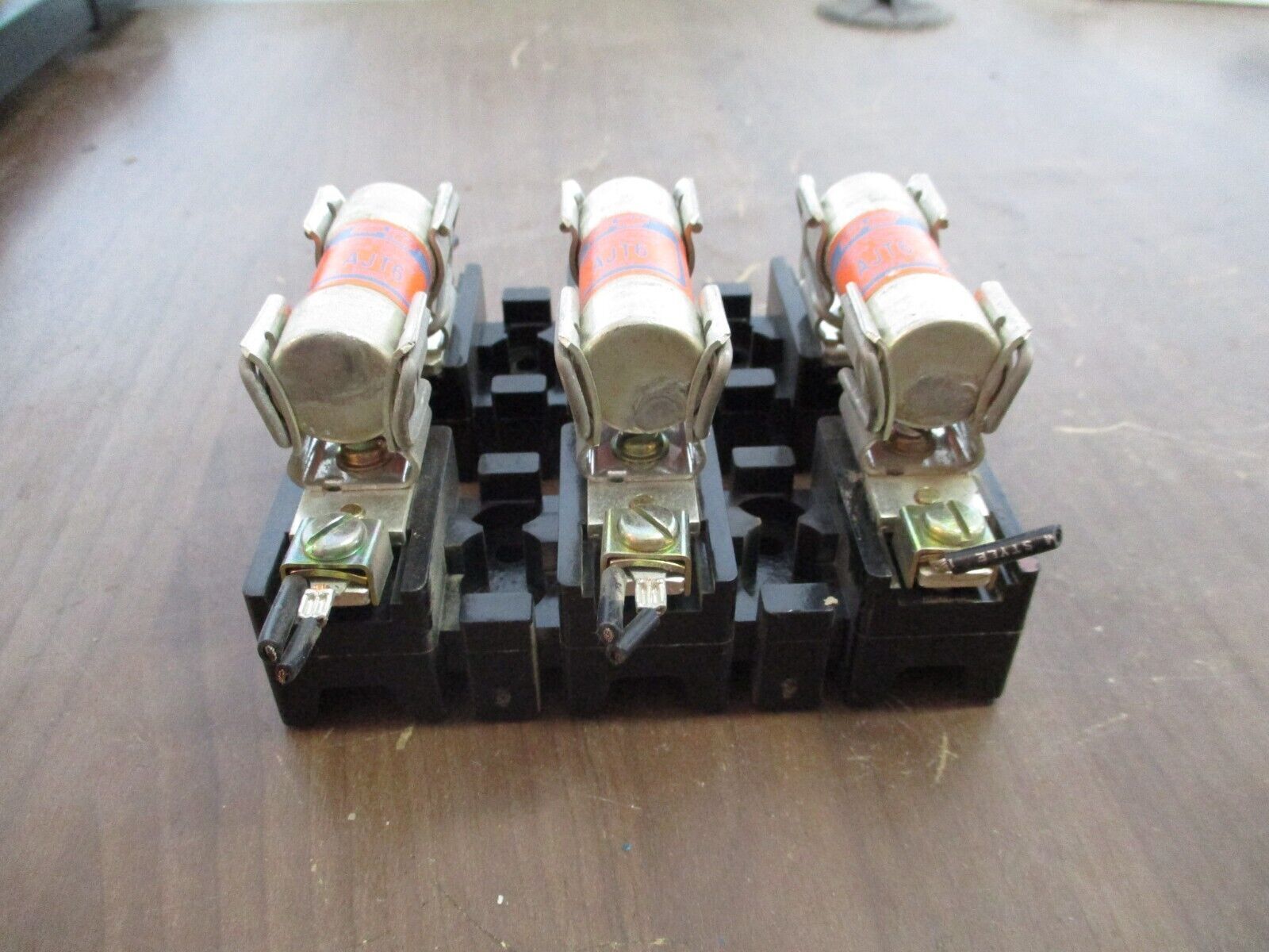 Allen-Bradley Fuse Holder 1494F-FS30 Ser. A 30A 600V 3P w/ (3) 6A Fuses Used
