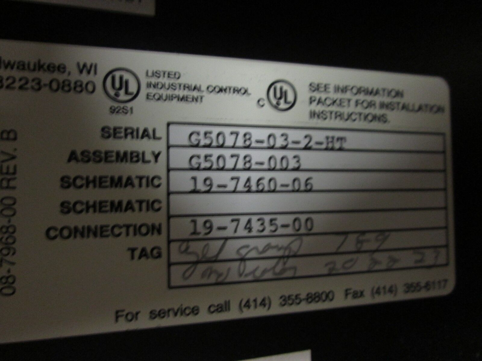 Graham AC Drive w/ Bypass IPM2001H27 20HP 3Ph Used