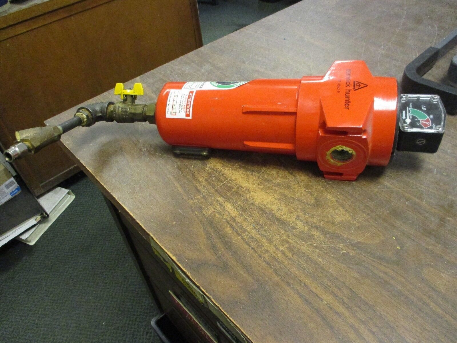 Domnick Hunter Oil-X Filter AA-0058G NPT 151°F Max 232 PSIG Max Used