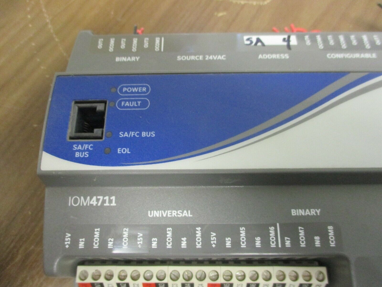 Johnson Controls Metasys IOM4711 Expansion Module MS-IOM4711-0 Rev. T Used