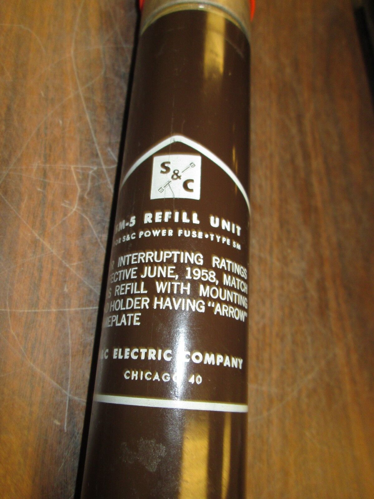 S&C SM-5 Power Fuse Refill Unit 132150-R1 14.4KV 100A New Surplus