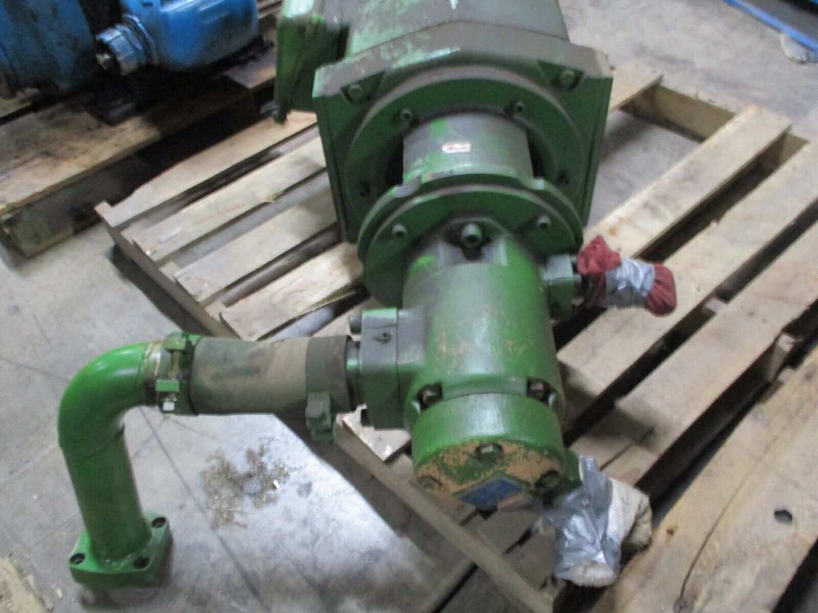 Tokyo Keiki Vane Pump w/ Motor SQP32-25-14-1AA10 40HP 1200RPM 220/440V 103/52A