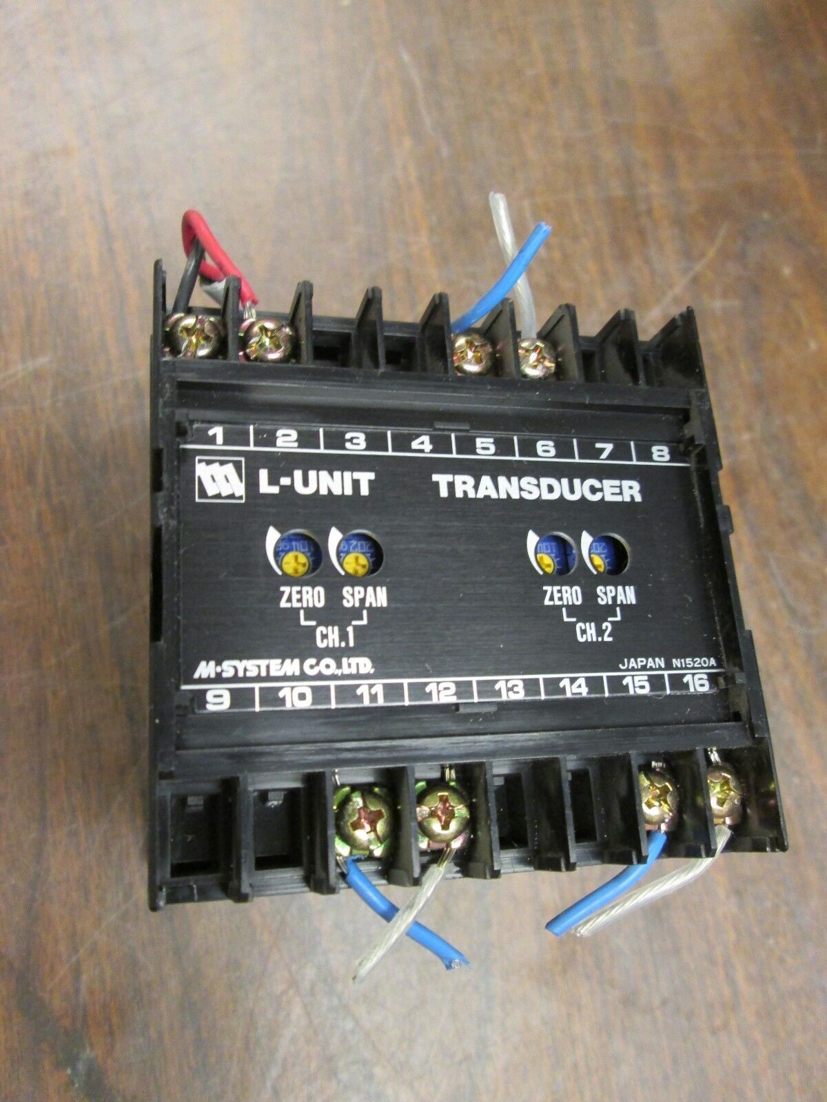 M-System CT Transducer L2CNE-54 Input: 0-5A AC Output: 0-10V DC Used