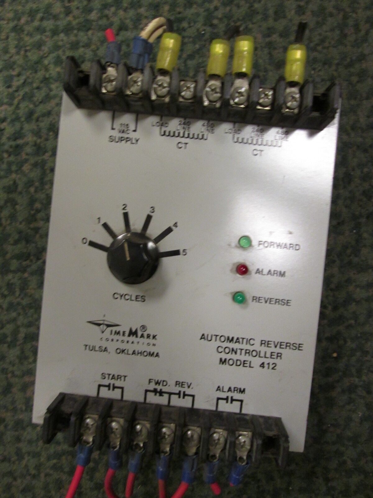 Time Mark Automatic Reverse Controller Model 412 0-5 cycles Used