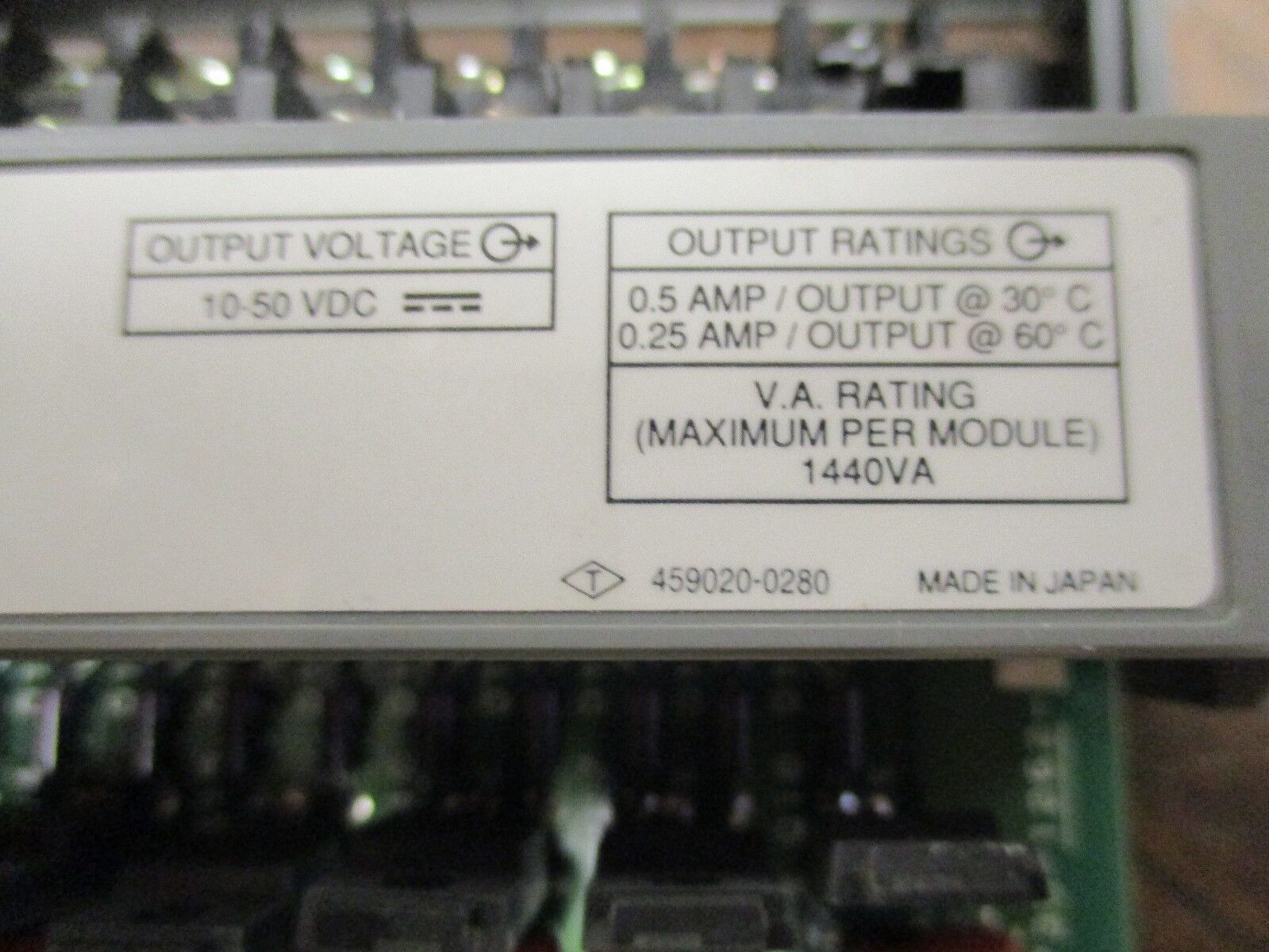 Allen-Bradley SLC 500 Output Module 1746-OV16 Ser A 10-50VDC Output Used