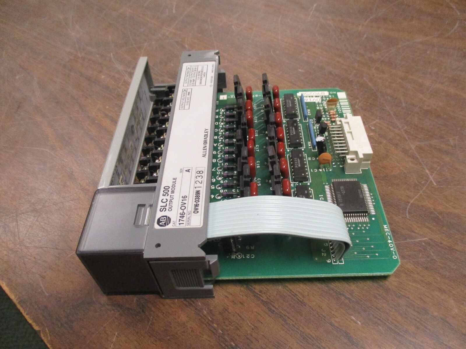Allen-Bradley SLC 500 Output Module 1746-OV16 Ser A 10-50VDC Output Used
