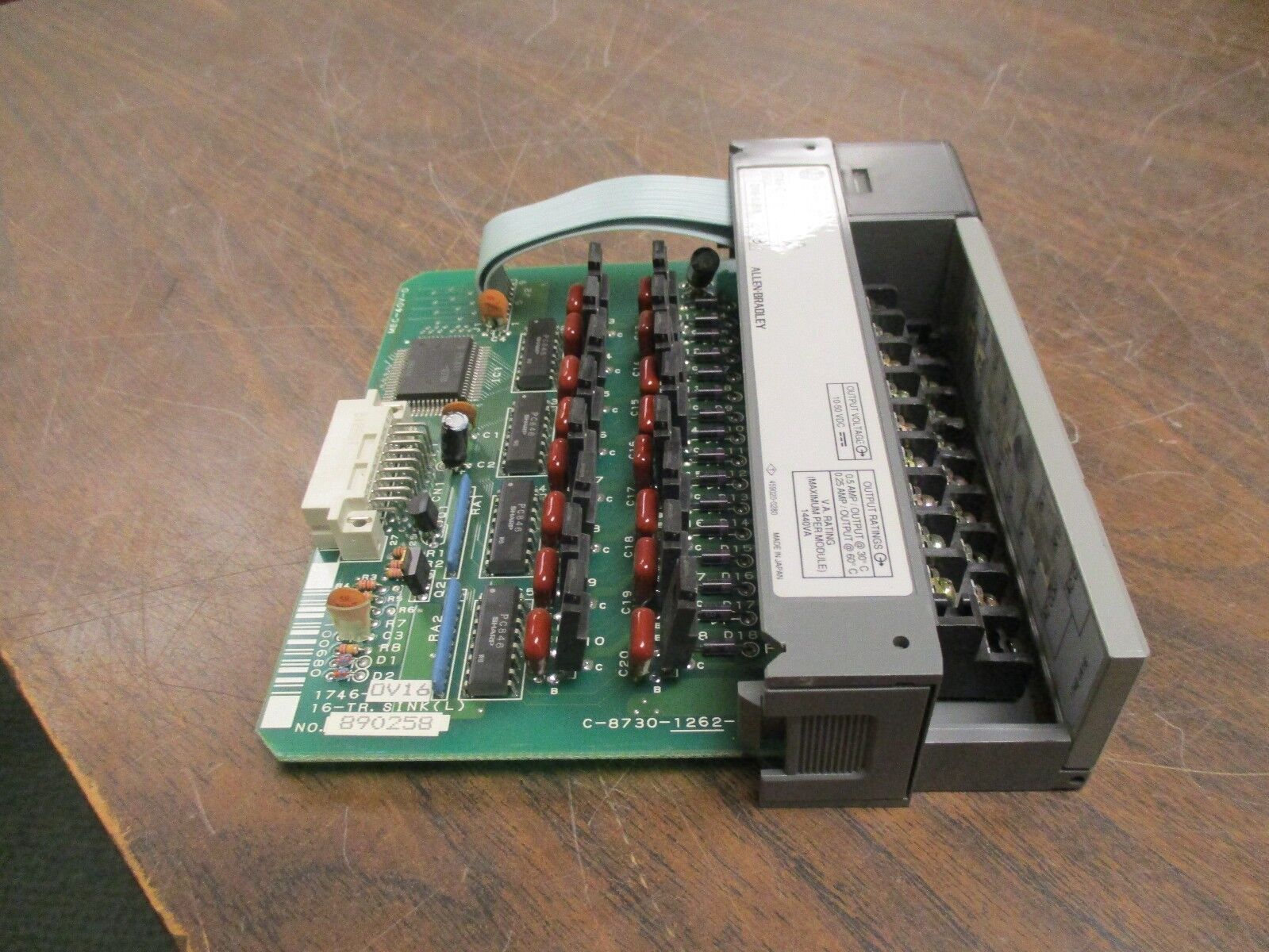 Allen-Bradley SLC 500 Output Module 1746-OV16 Ser A 10-50VDC Output Used