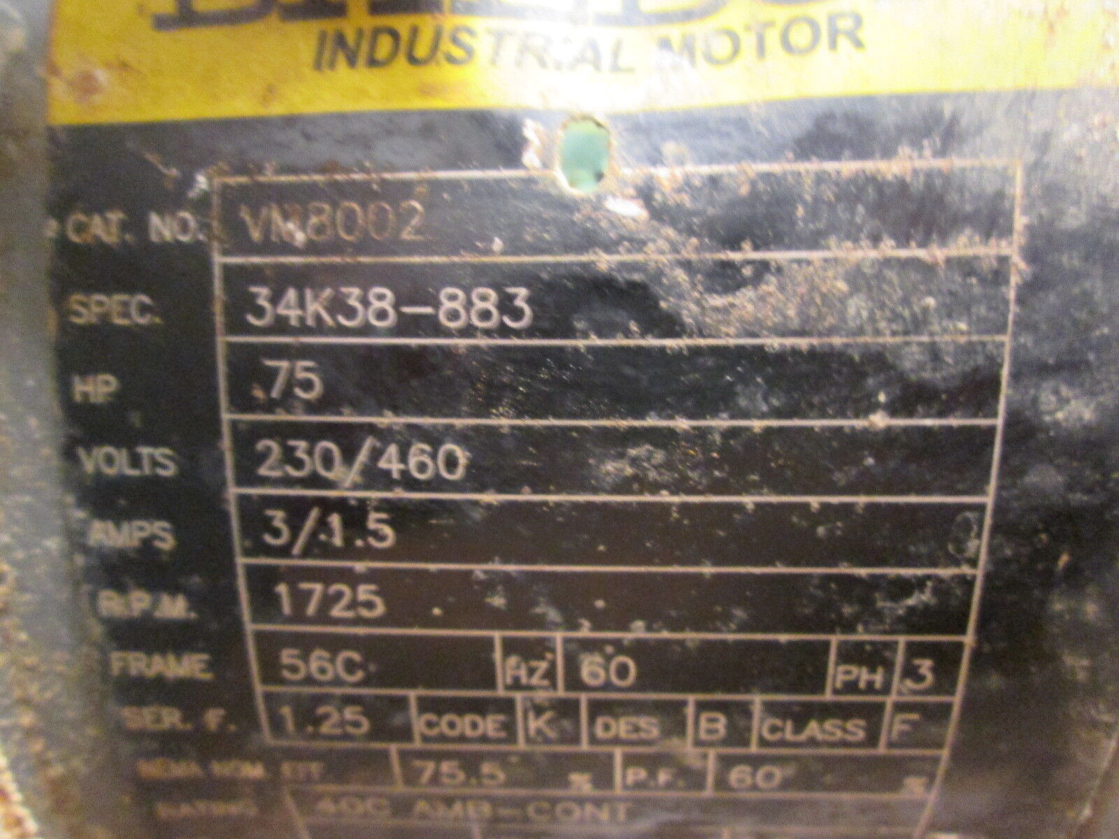 American Lewa Pump w/ Motor C150P Stroke: 0-5 Frequency: 9.5 0.75HP Used