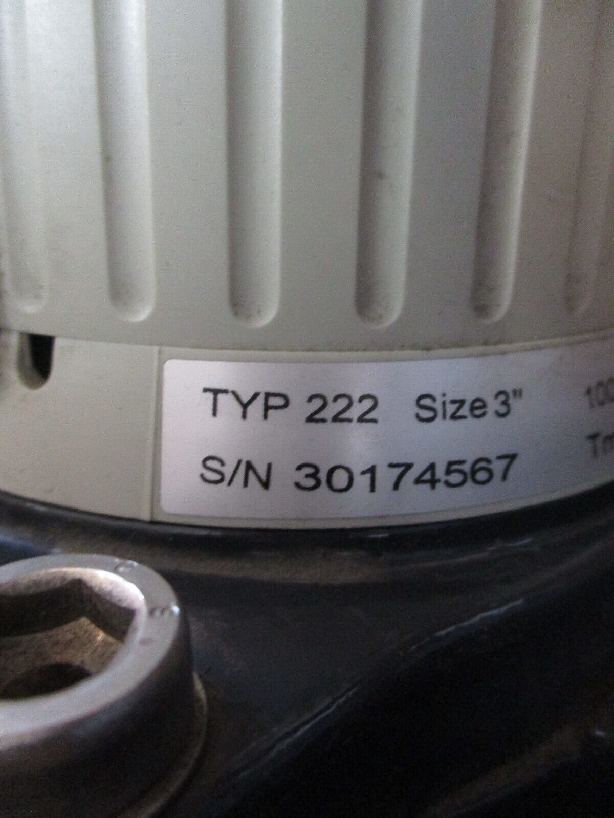 Niagara Flow Meter Type 222 Size: 3" 100/1000 Gall/Pulse Range: 3.5-880GPM