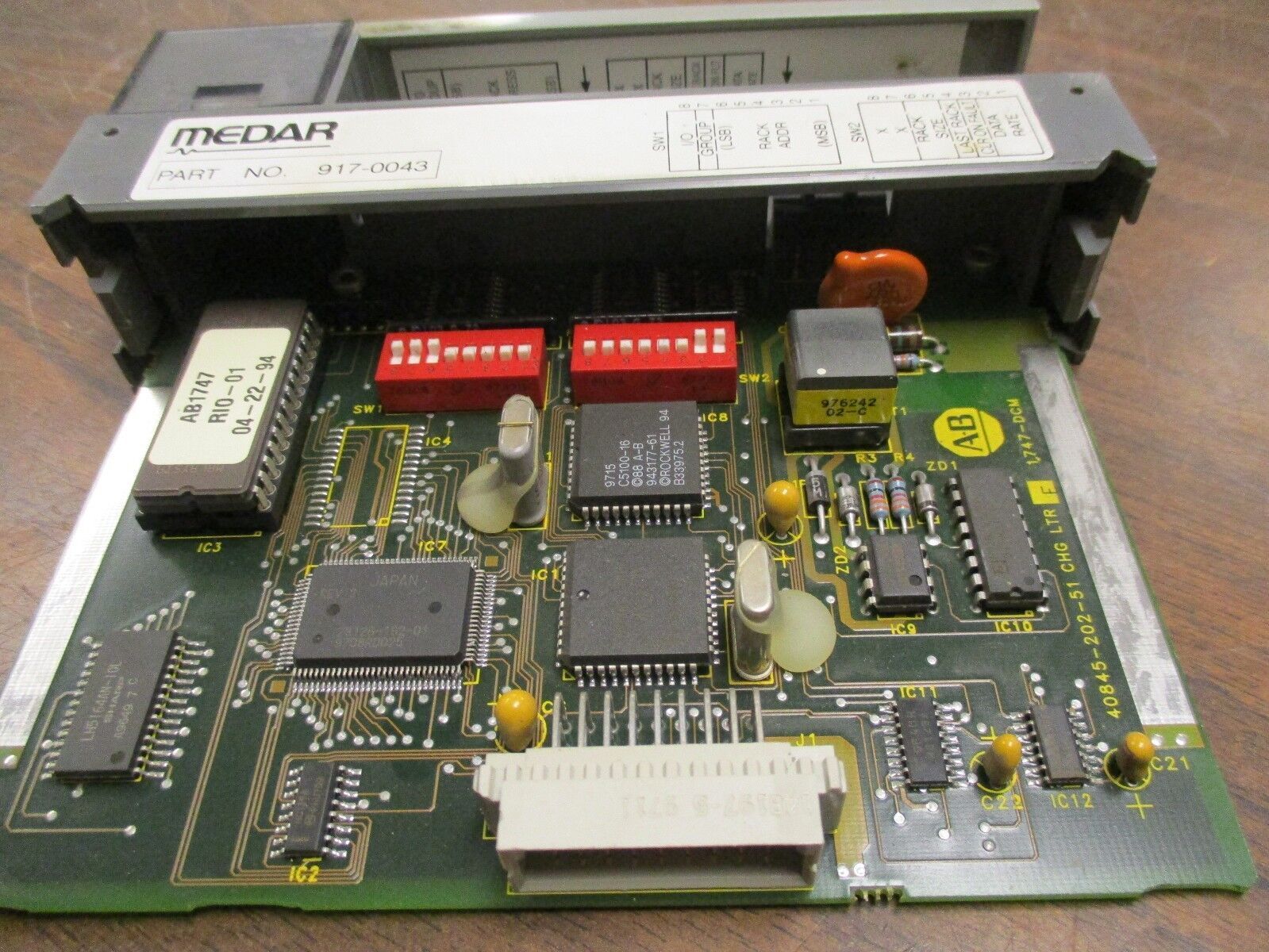 Medar SLC 500 RIO Module 917-0043 Used