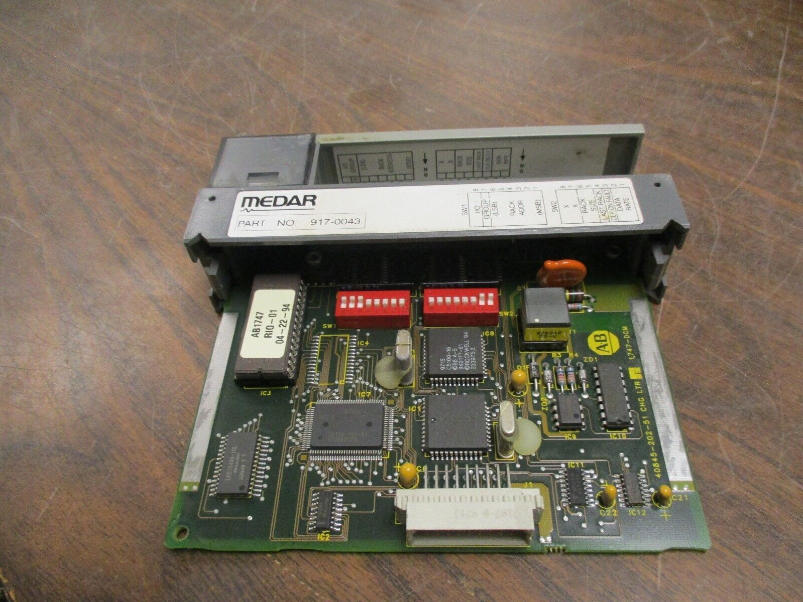 Medar SLC 500 RIO Module 917-0043 Used