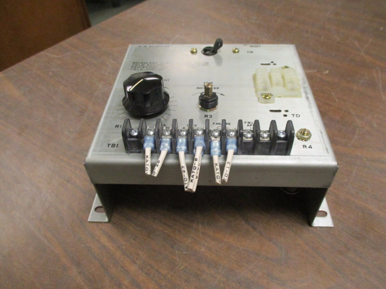 Kato Engineering Field Relay Protection Assembly 511-01111-25 120V 5A Used