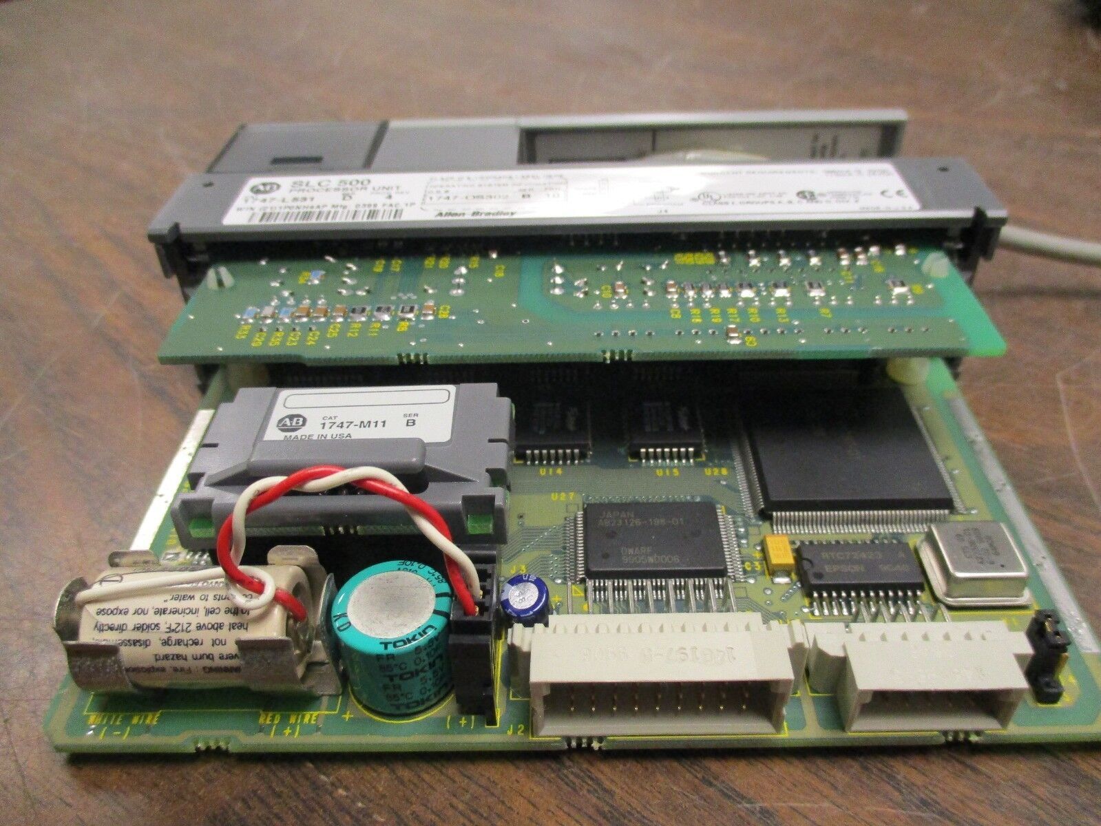 Allen-Bradley SLC 500 Processor Unit 1747-L531 Ser D Proc Rev. 4 Used