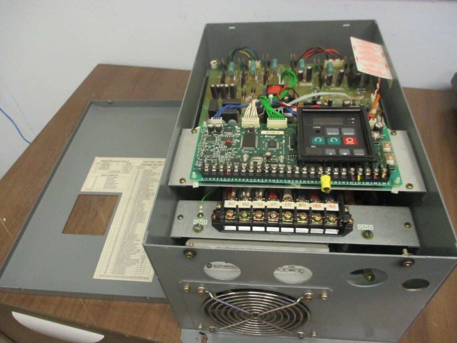 Allen-Bradley AC Drive 1333-DAA Ser. D 7.5HP 3Ph Used