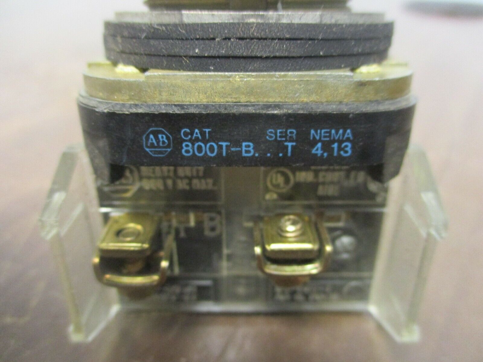 Allen-Bradley Push Button 800T-B Ser. T Red Nema 4, 13 Used
