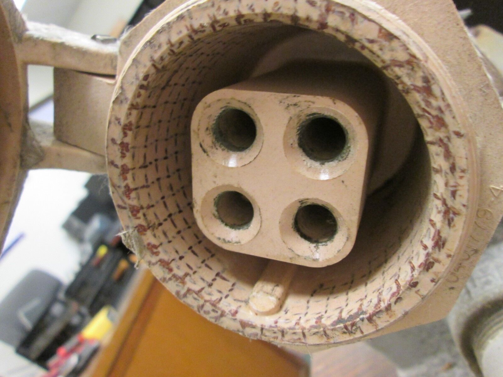 Crouse-Hinds Receptacle w/ Base NR 642 60A 3W 4P Used