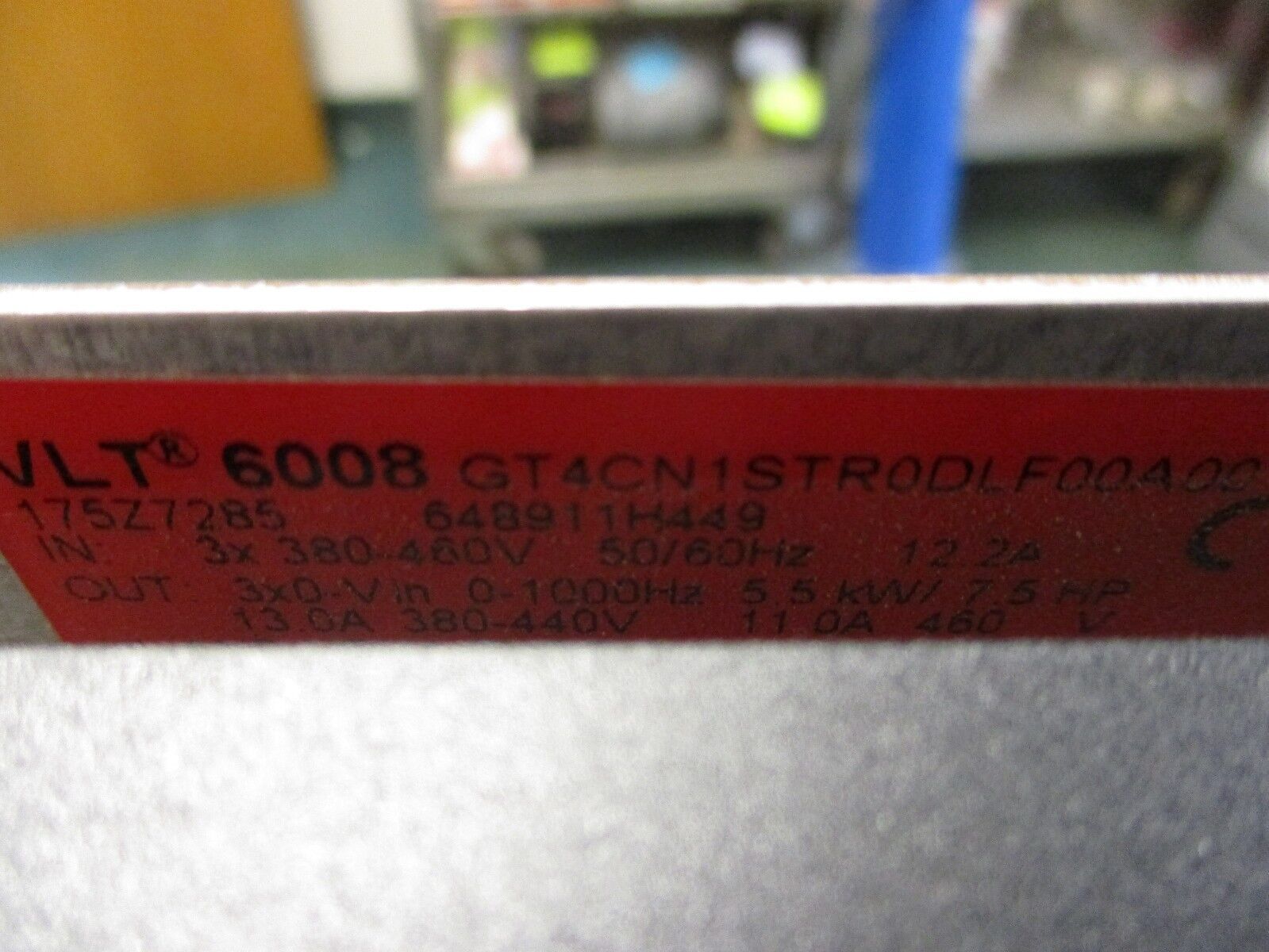 Danfoss VLT 6008 AC Drive 175Z7285 7.5HP 3Ph Used