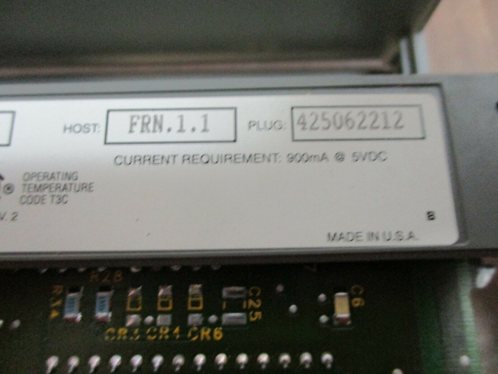 Allen-Bradley SLC 500 Remote I/O Scanner 1747-SN Ser. A FRN: 1.1 Plug: 425062212