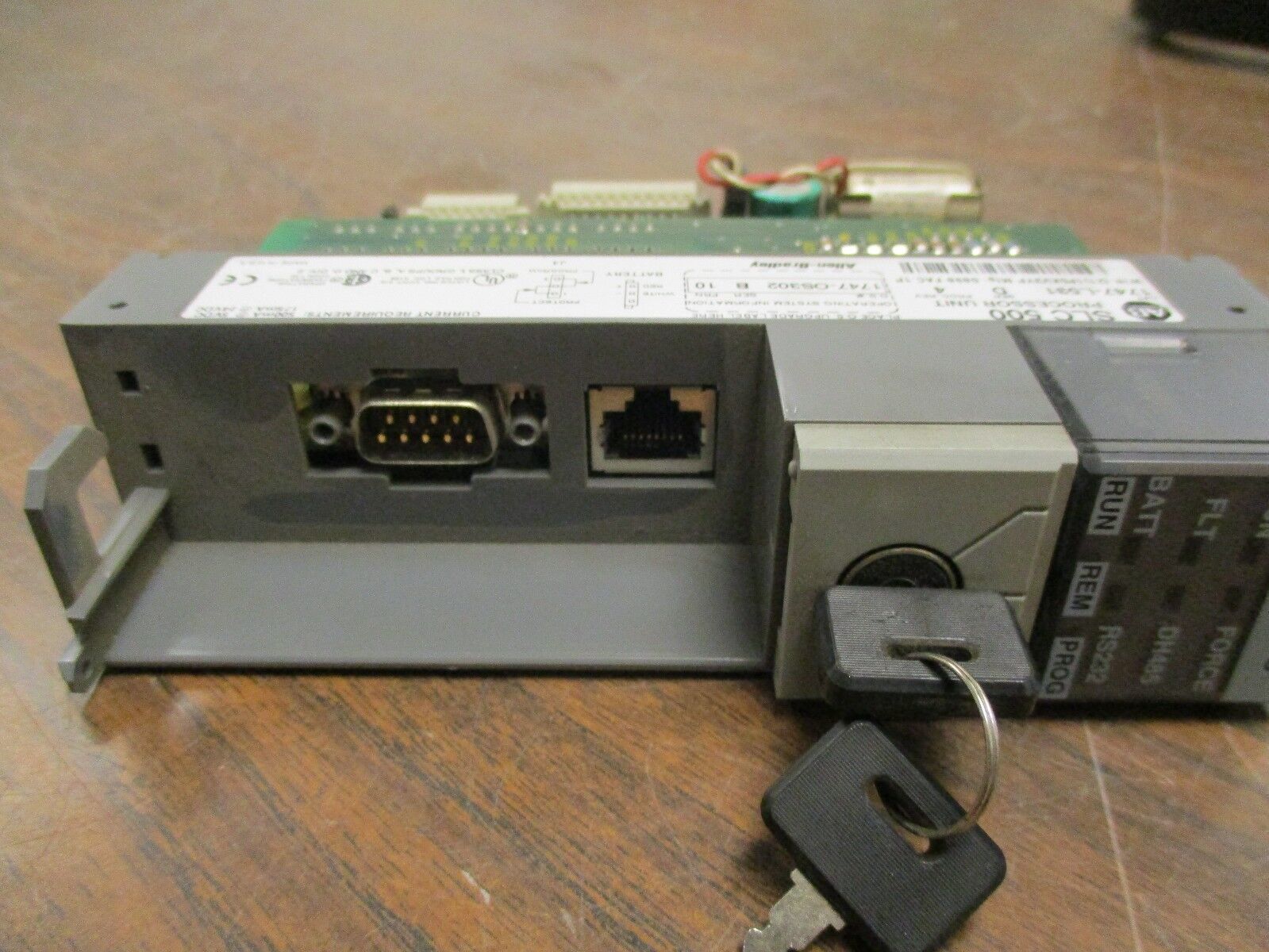 Allen-Bradley SLC 500 Processor Unit 1747-L531 Ser D Proc Rev 4 Used