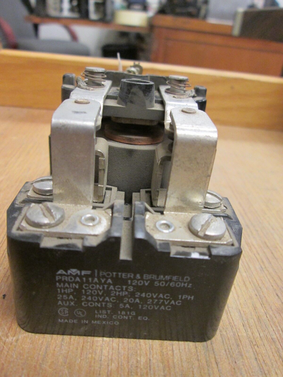 Potter & Brumfield Relay PRDA11AYA 120V Used