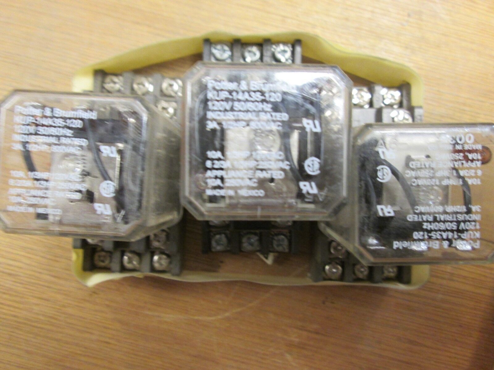 Potter & Brumfield Relay KUP-14A35-120 Lot of 3 120V Used