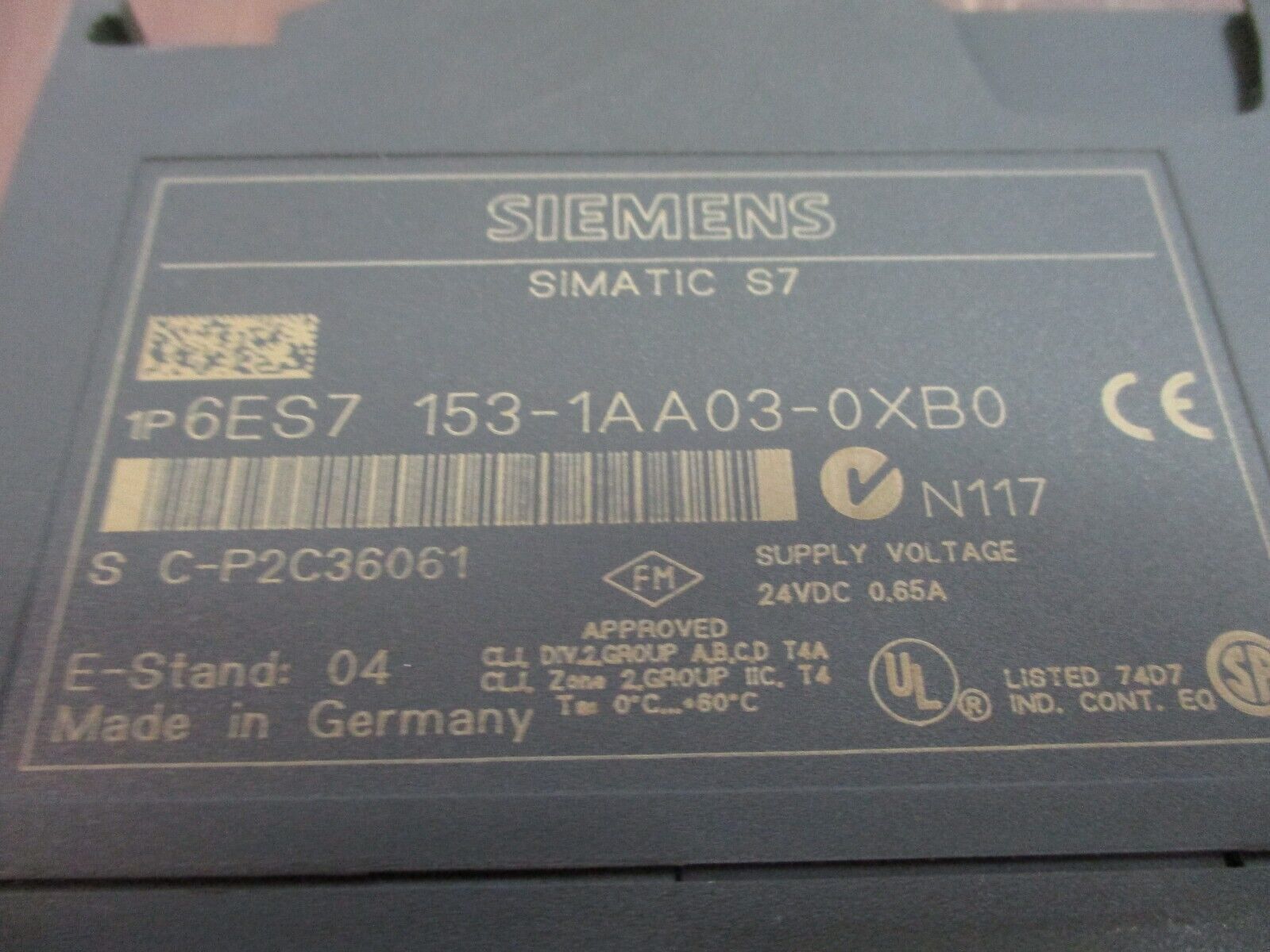 Siemens Simatic S7 Interface Module 6ES7 153-1AA03-0XB0 *No Cover* Used