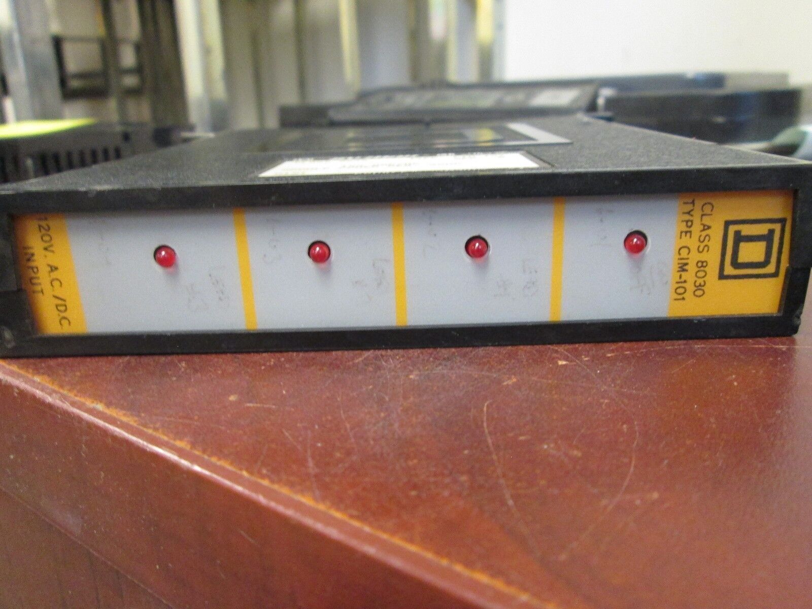 Square D Symax Input Module 8030 CIM-101 120V AC/DC 30mA Series B Used