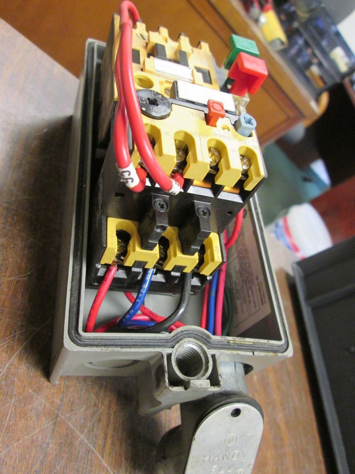 Allen-Bradley Enclosed Contactor 100-A12NB13 Solid State Overload 480V Coil Used