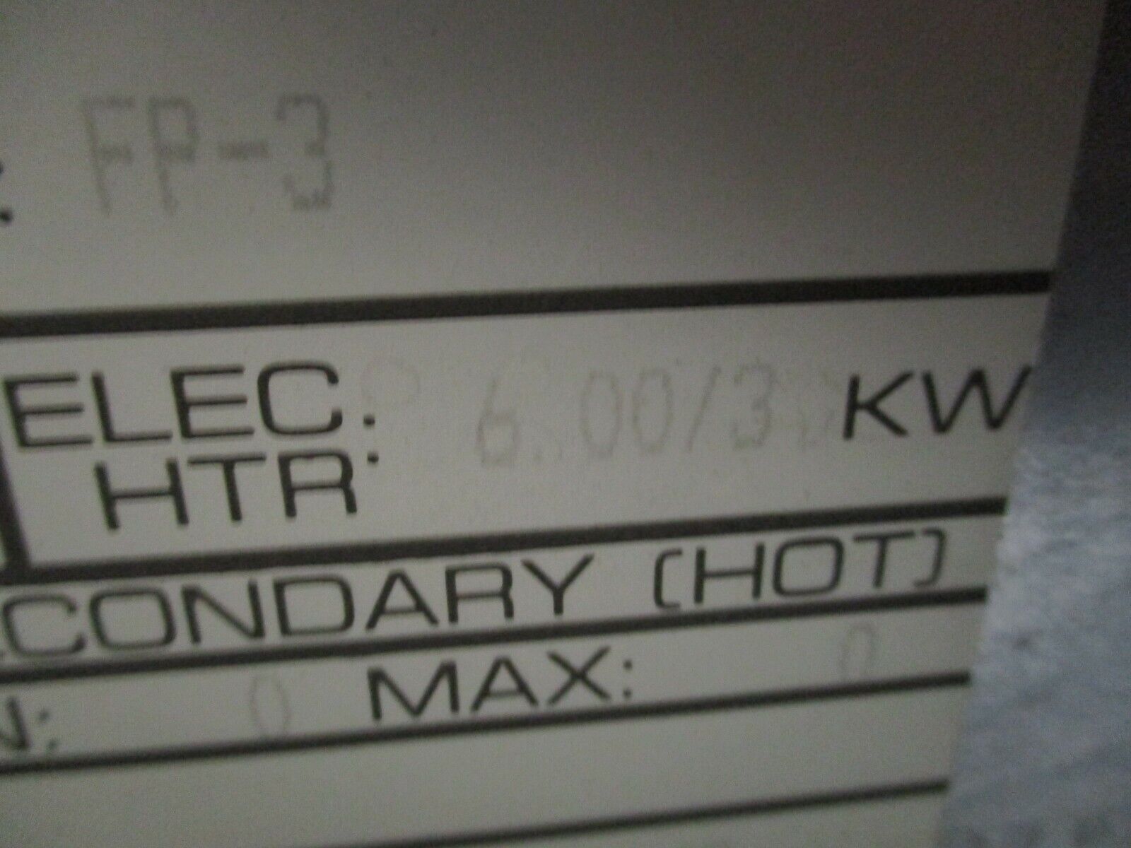 Enviro-Tec Direct Drive Blower 9608-00401 6KW 277V 1Ph 60Hz Steps: 3 Used