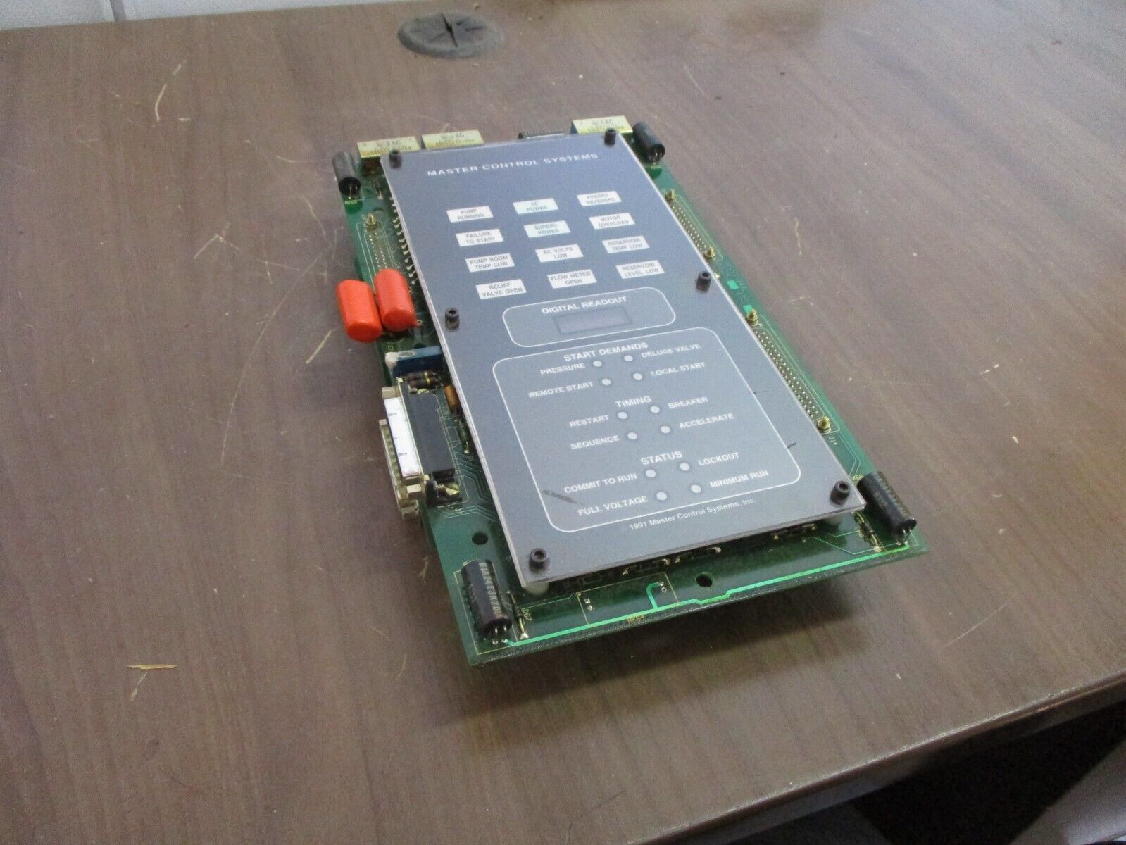 Master Control Systems Control Panel Assembly 5625 ISS Used