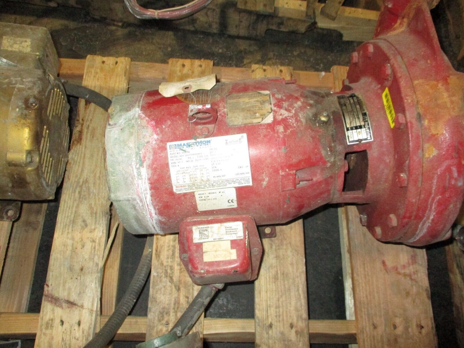 Bell & Gossett Pump 1531 BF 8.625 1.5BC 3HP 1800RPM 60GPM 85FT Head Used