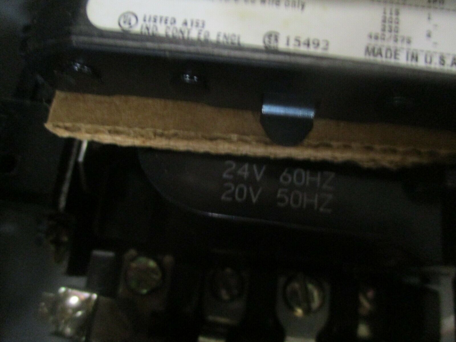 GE Size 0 Enclosed Starter CR306B16500ADTDJ 460V 3P 24V Coil New Surplus